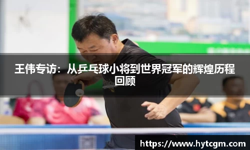 王伟专访：从乒乓球小将到世界冠军的辉煌历程回顾